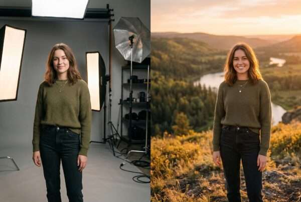 A photo studio or the outdoors which should you choose