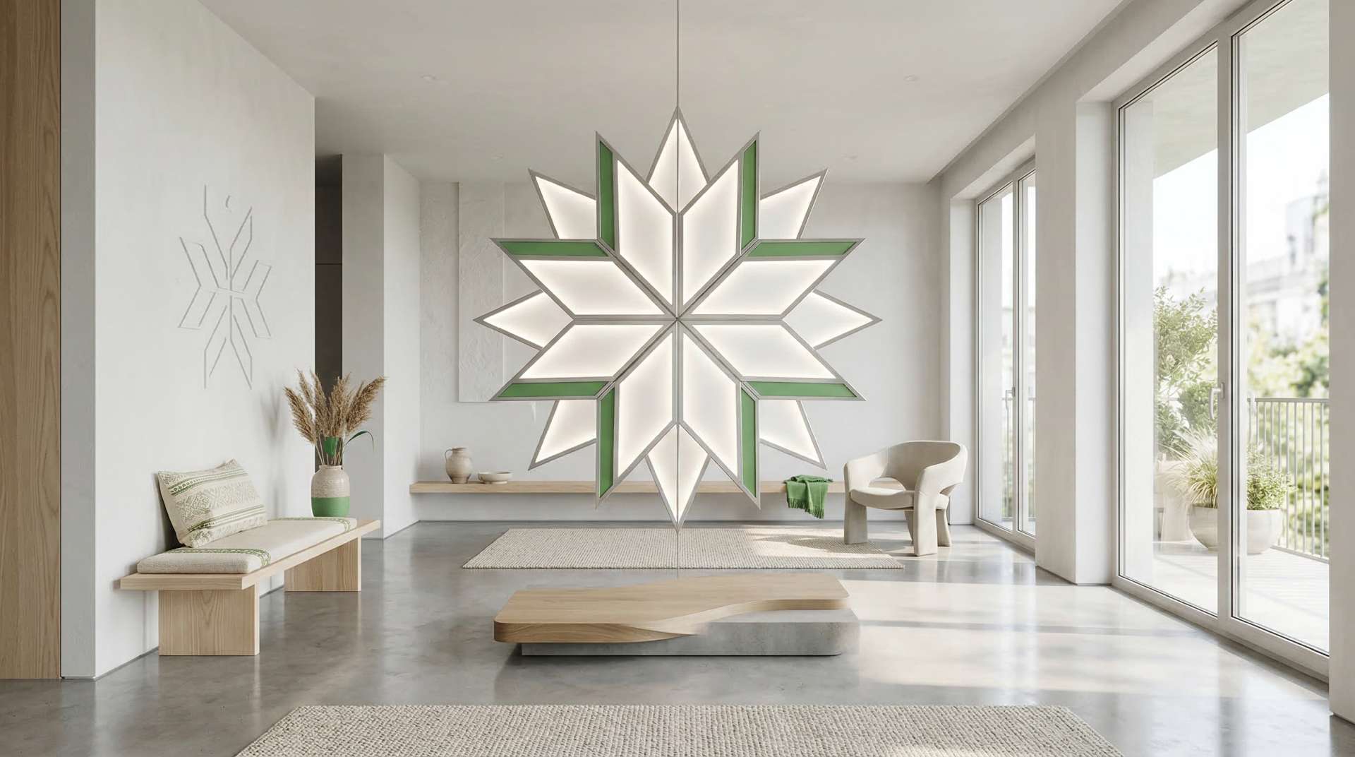 The eight-pointed star as the main symbol